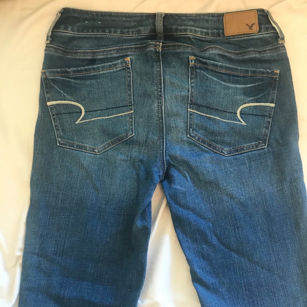 American Eagle Skinny Jeans Jeggings Distressed